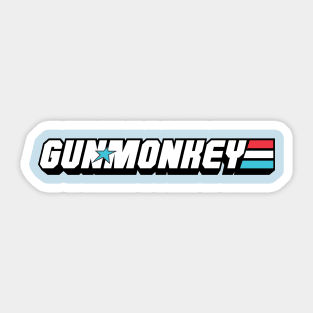 Gun Monkey American Hero Sticker